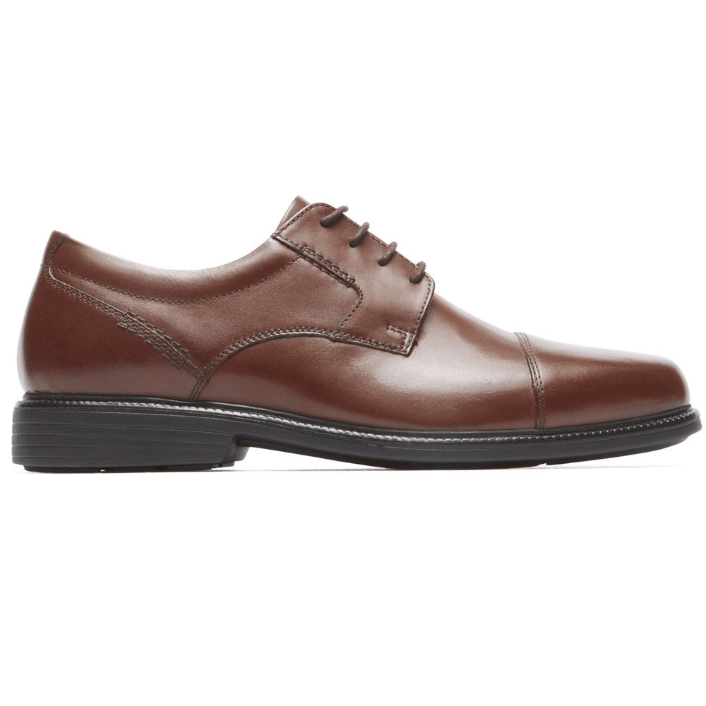 Oxfords Rockport Homem Marrom - Charles Road Cap Toe - 54780CKLM